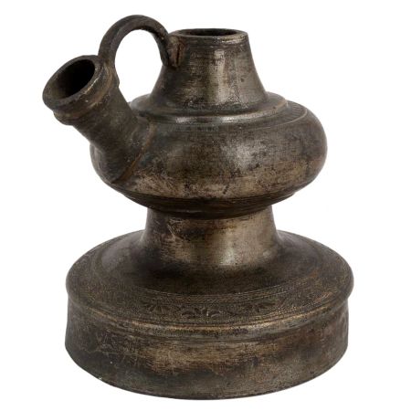 Old Brass Mughal Hookah Pot Decorative